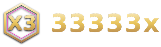 33333x logo